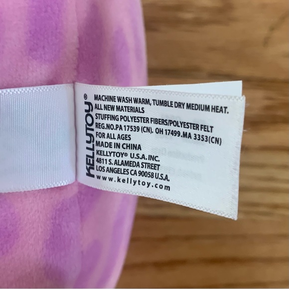 RARE Jazzy the Purple Giraffe Squishmallow Valentine’s Day Squad 11” Red/Pink 18 - Picture 9 of 9